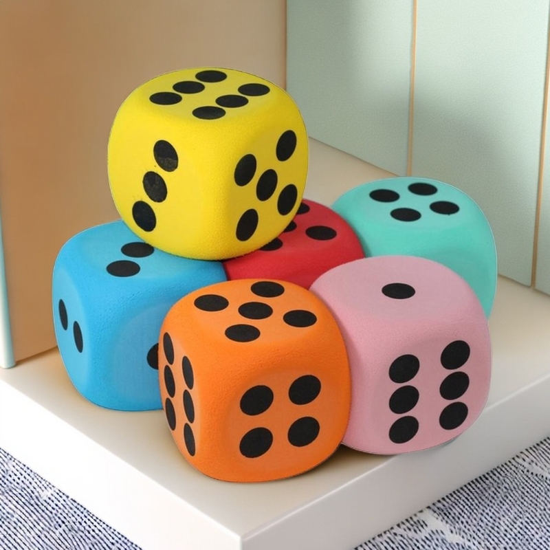 Board Game Digital - 8cm büyük köpük zar yumuşak altı