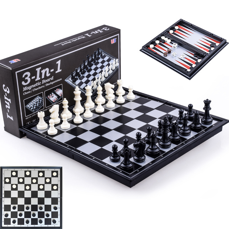 Board Game Zenith - Katlanabilir Manyetik Satranç 25CM Dama Tavla