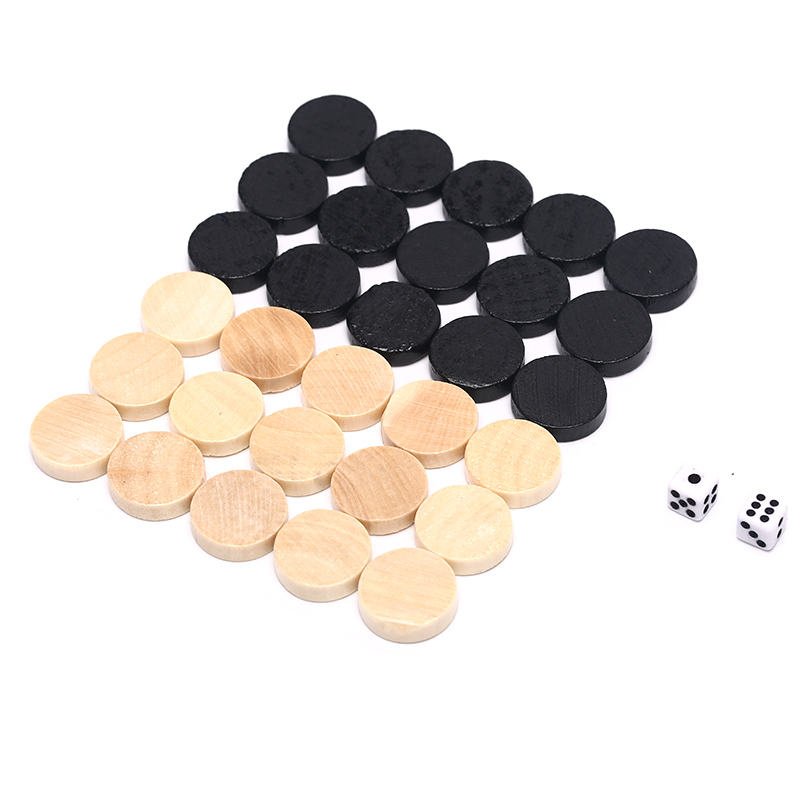 Board Game Zenith - 30 adet ahşap taslaklar dama tavla