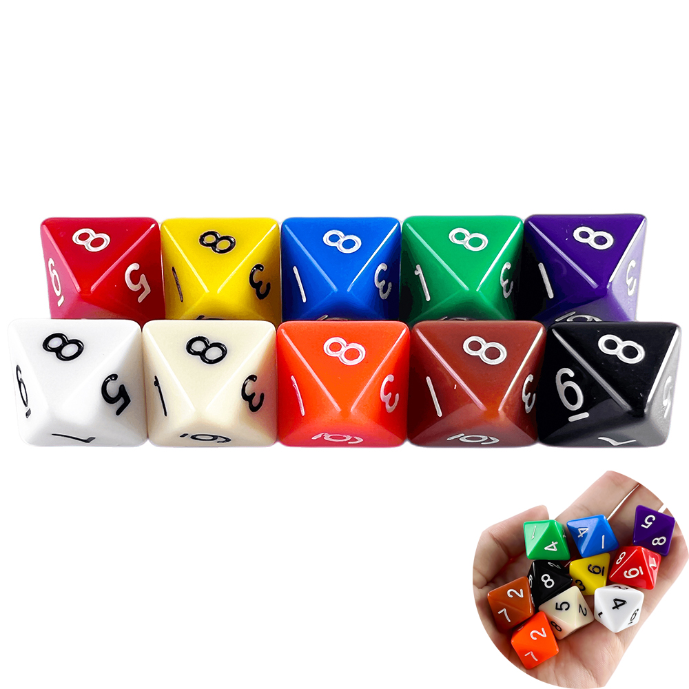 Board Game Digital - D8 Çokyüzlü Zar 15.5mm TRPG DND