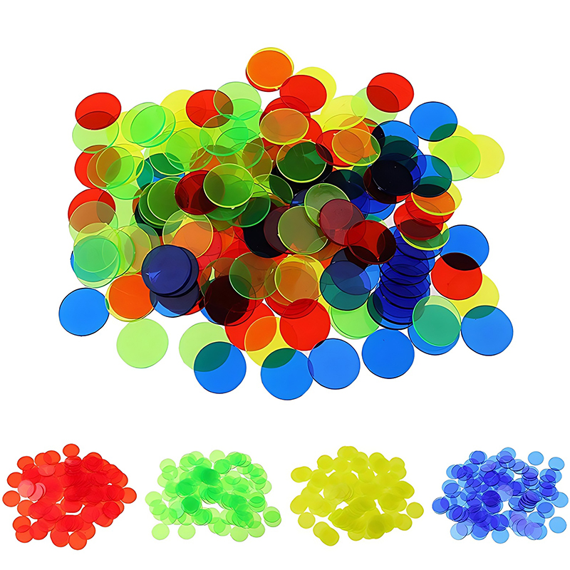 Board Game Zenith - 100/200 adet 19mm yuvarlak sayım çip