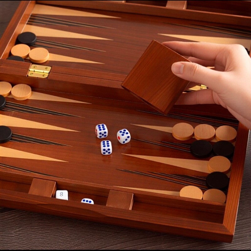 Masif Ahşap Tavla 11-19 İnç Lü - Board Game Zenith incelemesi ve fiyatı