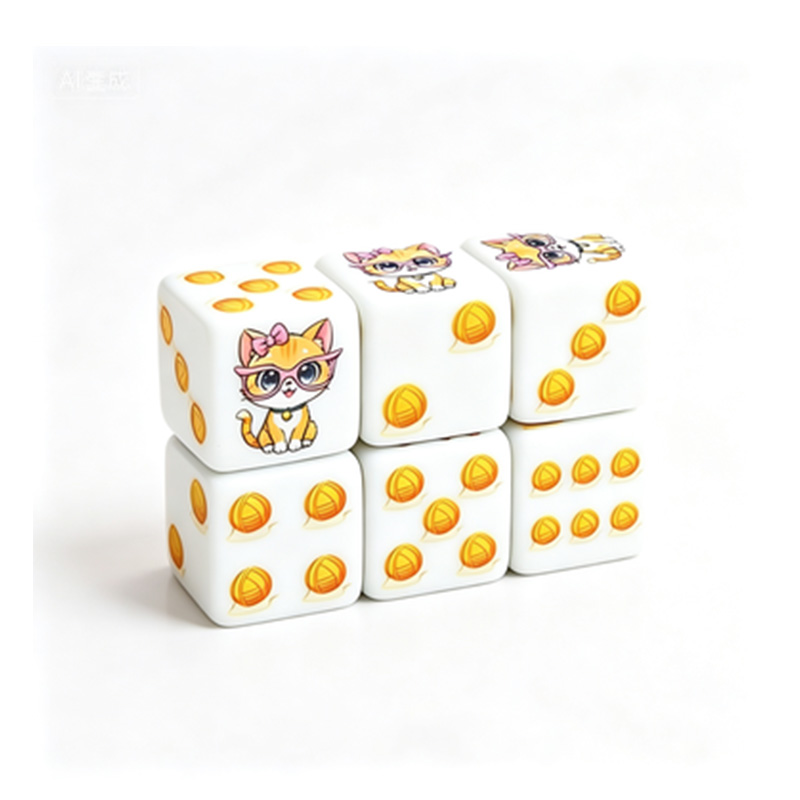 6 adet kedi pençe baskı çokyüz - Board Game Rpg incelemesi ve fiyatı