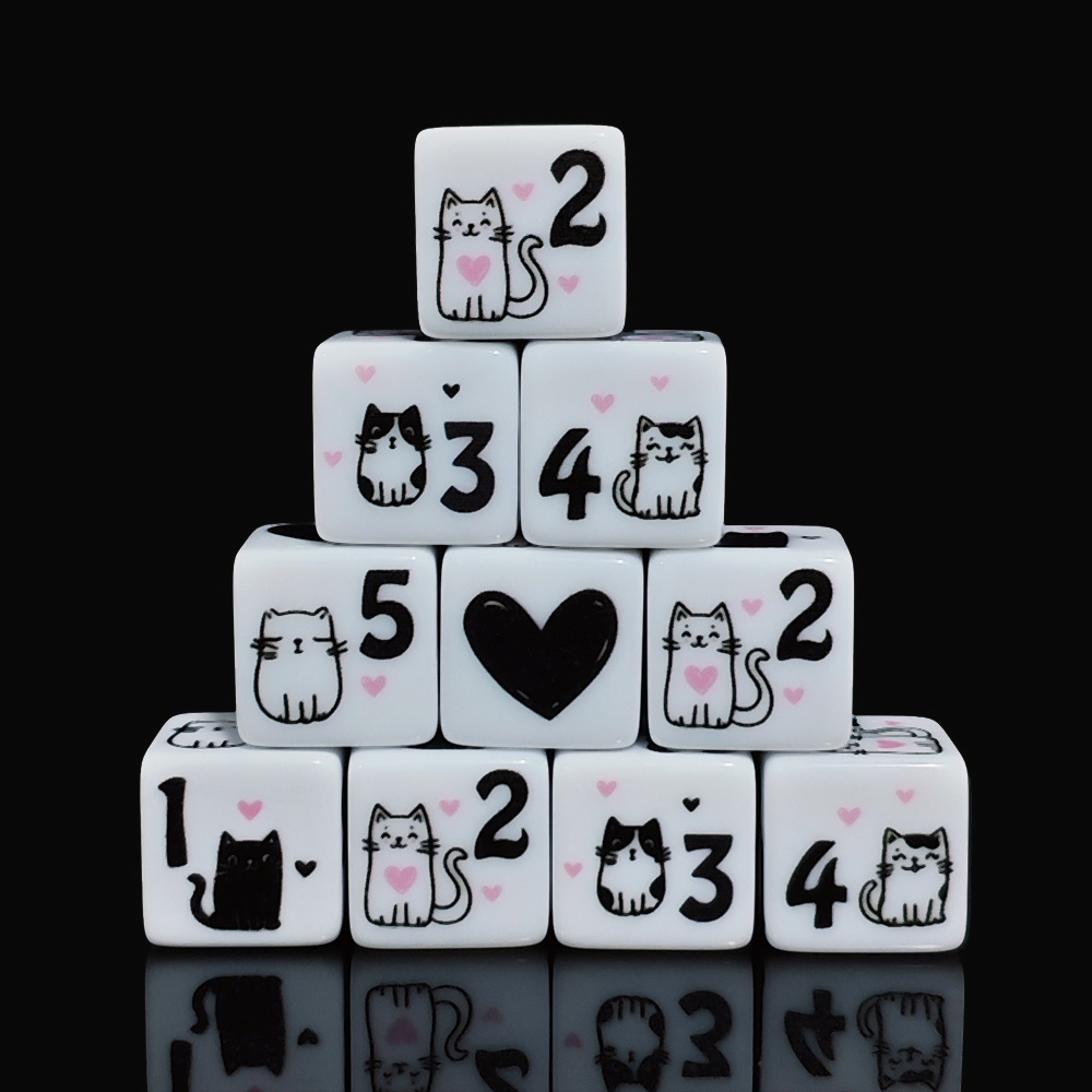 12'li Set 16mm Sevimli Kedi Za - Board Game Rpg incelemesi ve fiyatı